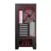 Case per PC MODECOM Volcano SPACE APEX ARGB Midi Tower, vetro temperato, USB-C, supporta ATX/microATX/Mini-ITX, GPU fino a 430 mm, dissipatore CPU fino a 180 mm