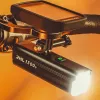 Rockbros RHL1500 luce anteriore per bici, 1500 lm, 5000 mAh, IPX6, nero