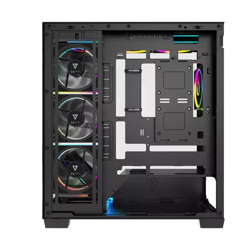 Modecom Volcano Stellar Plus ARGB Midi 8F nero