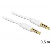 Cavo audio 3,5 mm DeLOCK 83439 0,5 m bianco