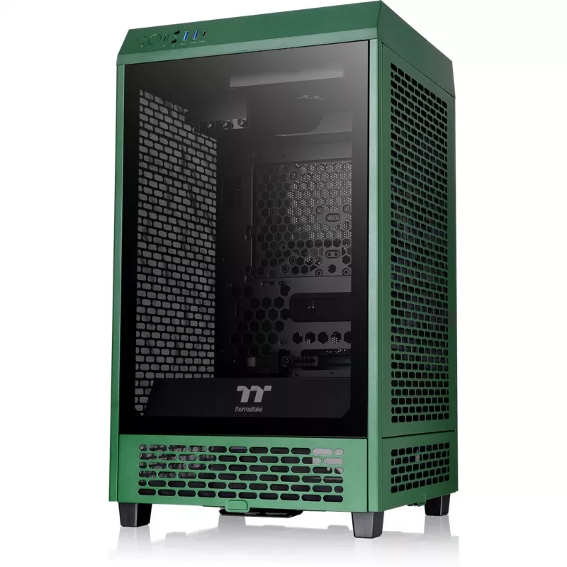 The Tower 200, Case a torre Verde scuro, vetro temperato