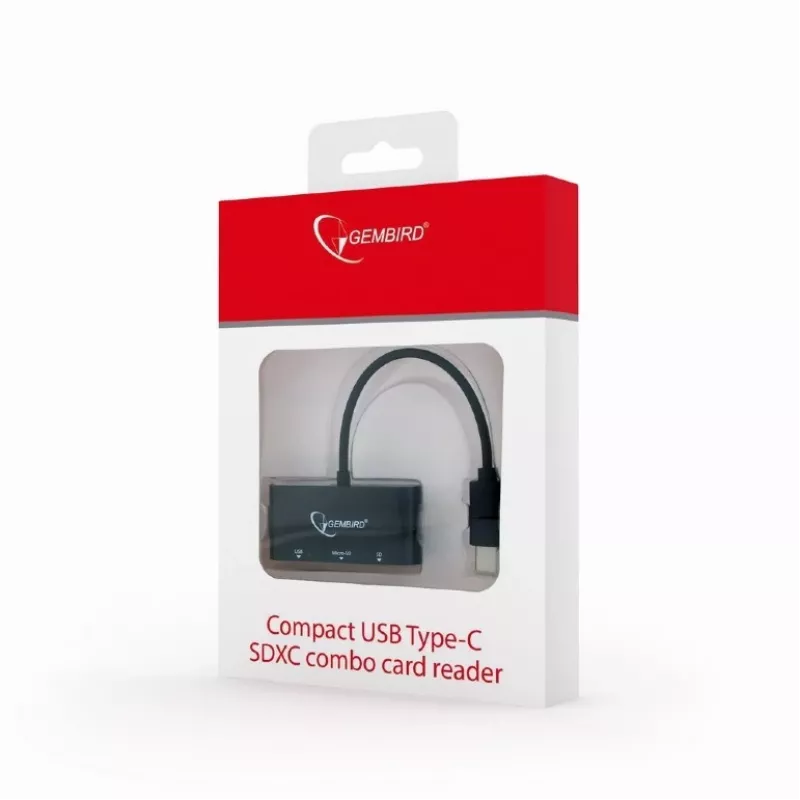 Lettore di schede USB-C SDXC/combo/nero