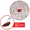 Tosaerba a spinta EINHELL GE-CM 18/30 Li — 18V, 3,0Ah, larghezza di taglio 30 cm, cesto di raccolta 25 L