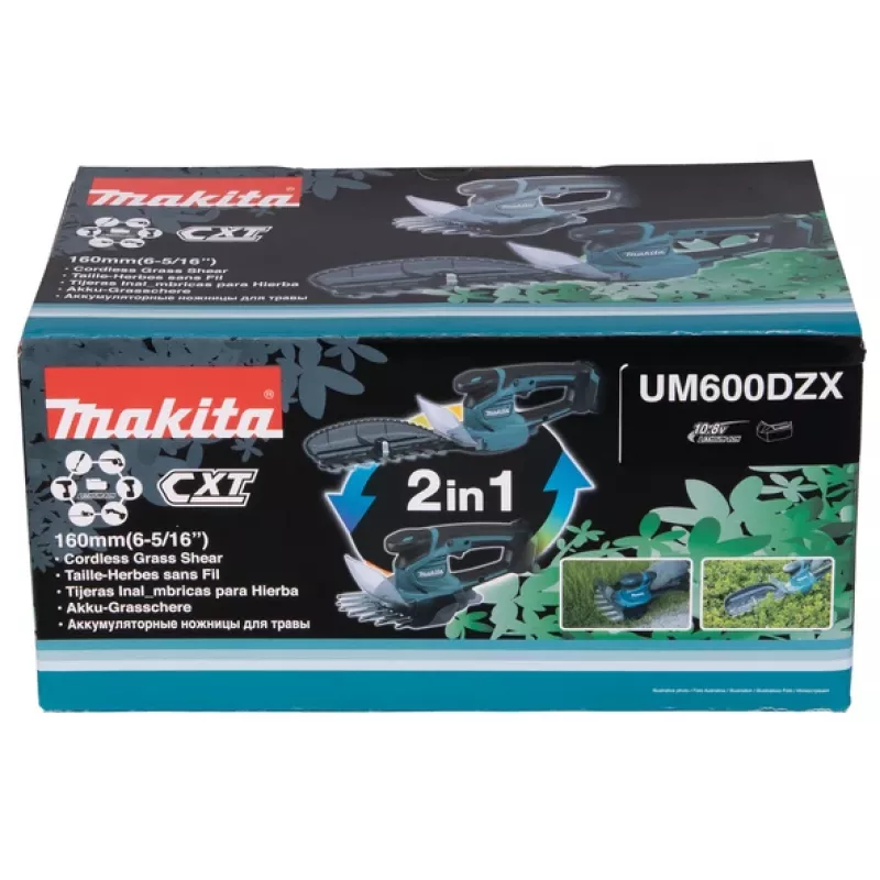 Makita UM600DZX forbici per erba senza fili nero, blu 12 V