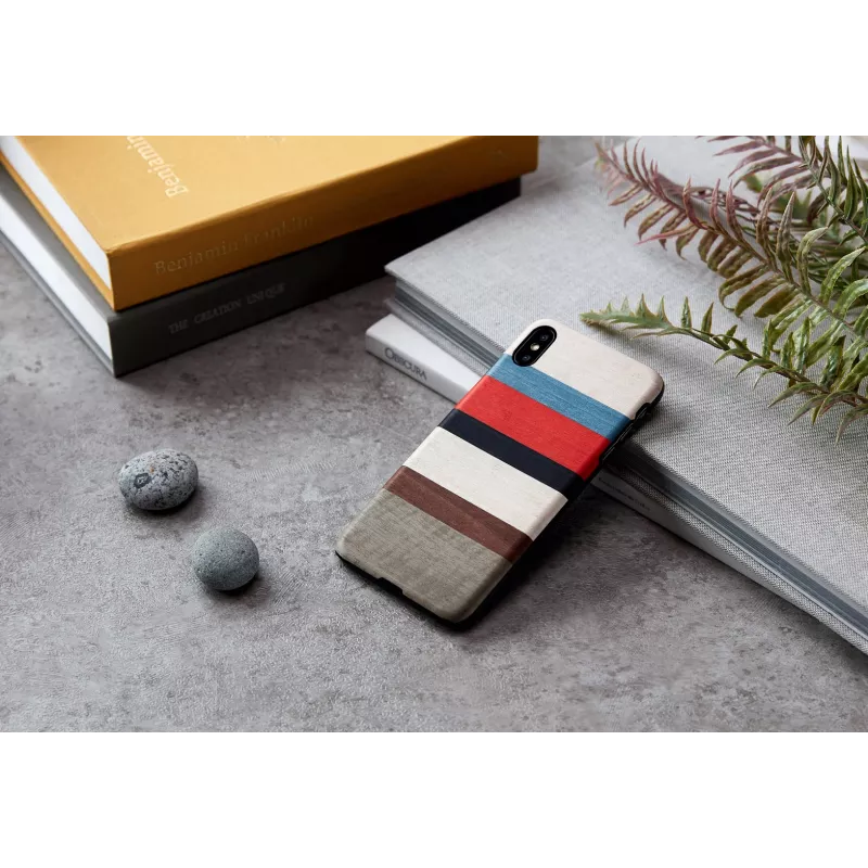 Custodia per smartphone man and wood per iPhone X/XS — Corallina White