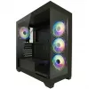 LC-Power Case MidiTower 715B nero USB3.2/Audio senza alimentatore SEAMLESS_X (LC-715B-ON)
