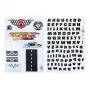 Adesivi da parete Paladone Hot Wheels Personalisation PP13745HW — adesivi decorativi autoadesivi per camerette dei bambini