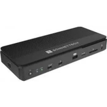 Sonnet Echo 13 Thunderbolt 5 SSD Dock con filo nero 140W Power Delivery