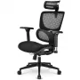 Sedia da ufficio Sharkoon OfficePal C40 — nero, design ergonomico, regolabile in altezza