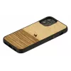 Custodia protettiva Man and Wood per iPhone 12 mini — Terra nero