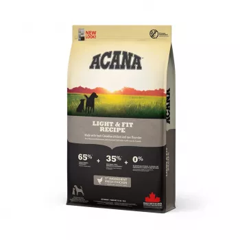 ACANA Dog Light & Fit Recipe - Cibo secco per cani - 11,4 kg