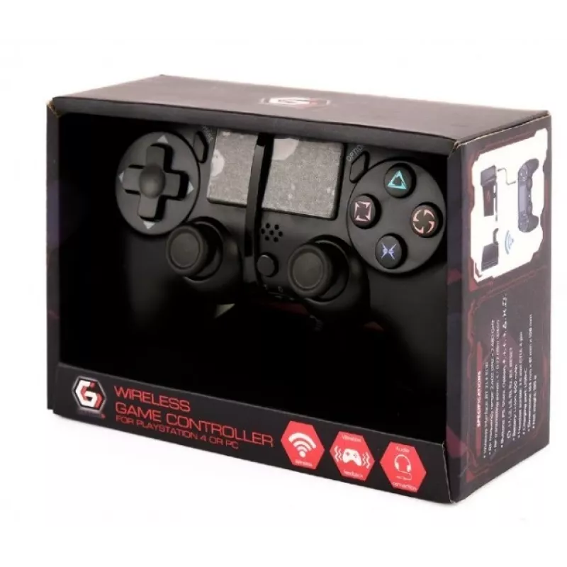 Controller gaming GEMBIRD JPD-PS4BT-01-BK dispositivo di input wireless compatibile PS4