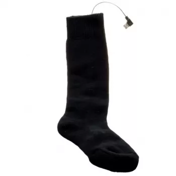 Calze sportive Glovii GQ2M con elemento riscaldante integrato, taglia M, nero, traspiranti, misto cotone-elastan
