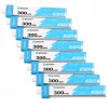 Set batterie ricaricabili per droni BetaFPV BT2.0 1S 300mAh confezione da 8, 3,8V