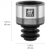 Pompa per la conservazione del vino ZWILLING Fresh & Save 36802-000-0 — grigio, plastica, altezza 40 mm, diametro 3 cm