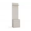 Appendiabiti top e shop DUO, colore cashmere, truciolare, 5 ganci, 1 cassetto, 35×50×57 cm
