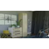 Armadio Topeshop SD-50 SON KPL 5 ripiani 1 anta rovere