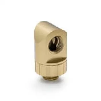 Raccordo snodato a 90° BitsPower Artemis BPM-AT90R Gold — raccordo angolare per raffreddamento a liquido
