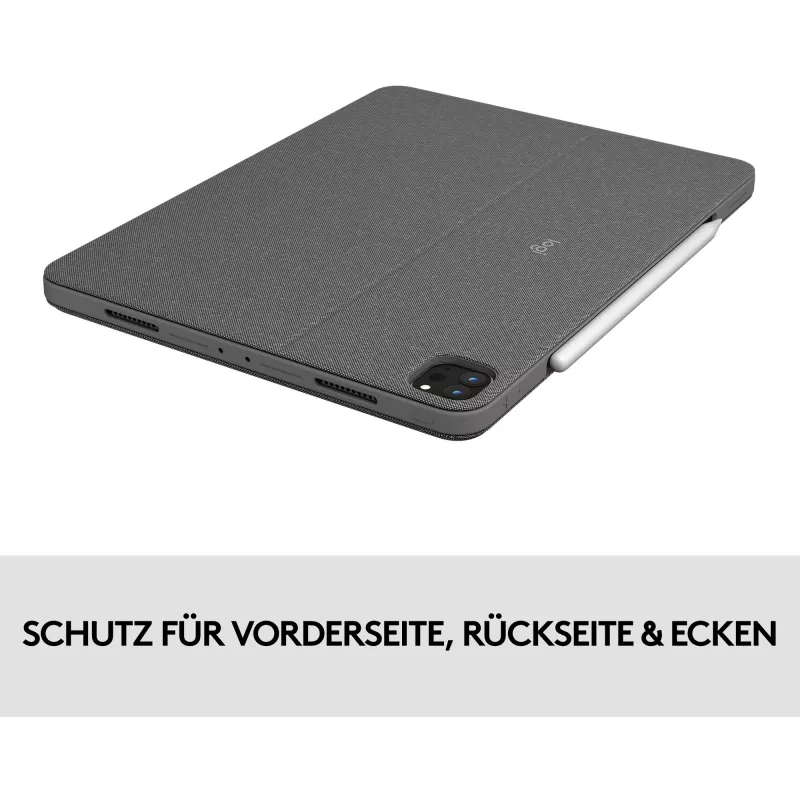 Case con tastiera Combo Touch US iPad Pro 11 1,2,3 Gen grigio
