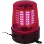 Luce LED da polizia EUROLITE 108 LED rossi – luce di avvertimento per veicoli di emergenza, 108 LED rossi