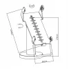 Espositore per carte di credito Sbox POS SWIWEL PTM-03