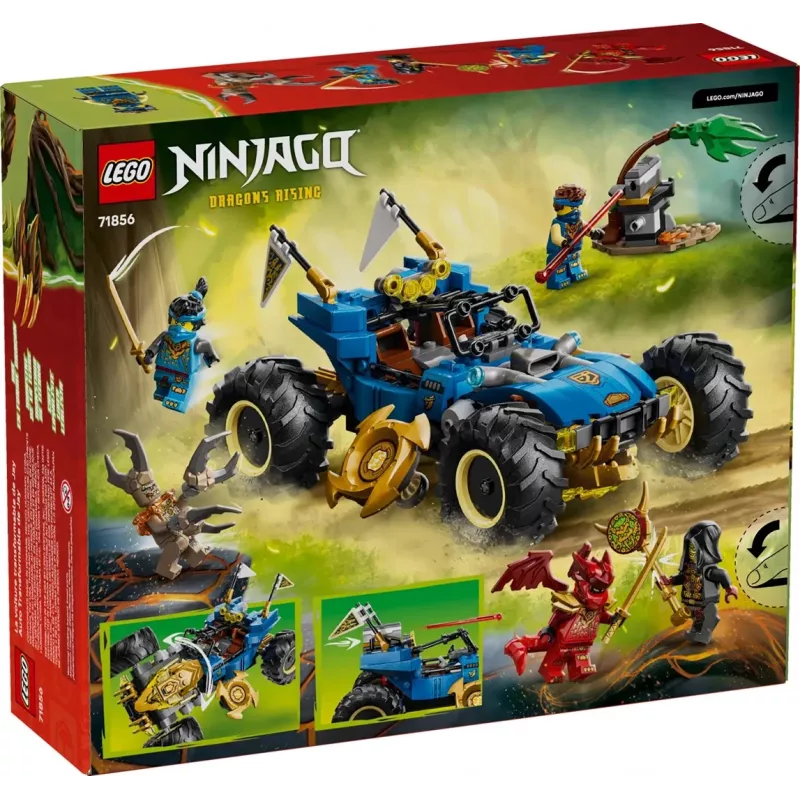 LEGO NINJAGO 71856 Auto trasformabile di Jay