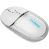 Mouse CANYON OnClick 24 BT/ wireless trasparente/bianco