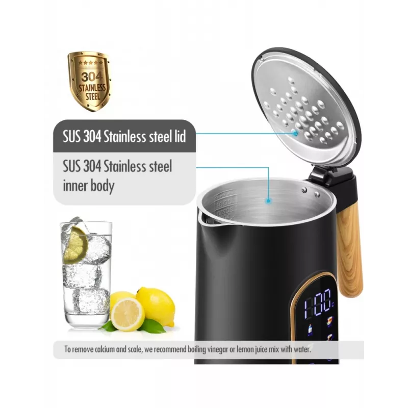 Bollitore elettrico Forme FKG-5017 1,7 l 2200 W argento