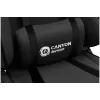 Canyon FCH01 - Crest - sedia gaming con rivestimento in tessuto - grigio