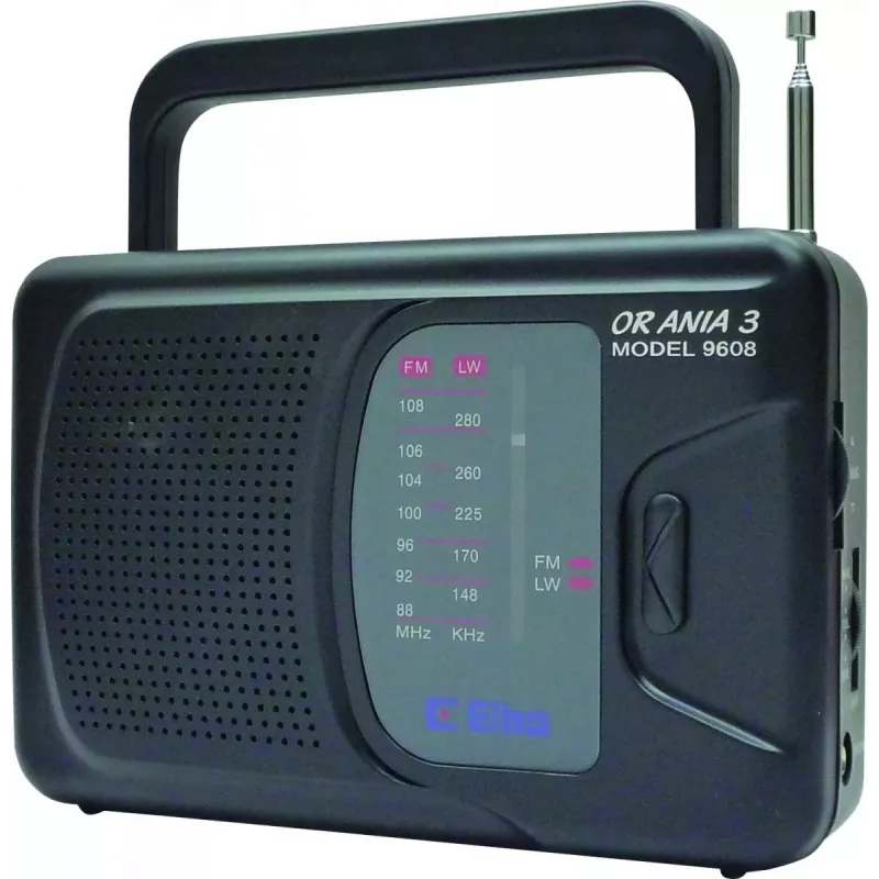 Radio a rete e a batteria FM, LW Eltra Ania