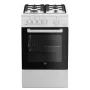 Beko FSG52020FW cucina a gas freestanding nero, bianco