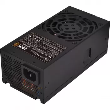 SilverStone TFX Series SST-TX300 - Alimentatore (interno) - TFX12V / ATX12V 2.4 - 80 PLUS Bronze - AC 100-240 V - 300 Watt - PFC attivo - nero (SST-TX300)