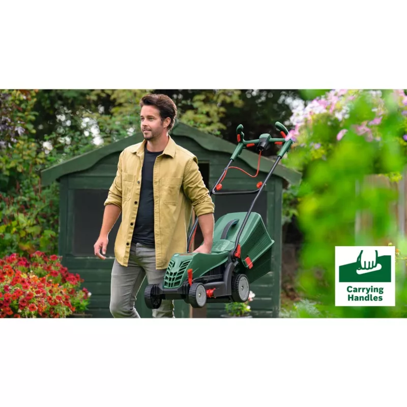Tosaerba elettrico Bosch UniversalRotak 37-550 — 1400 W, larghezza di taglio 37 cm