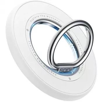 Supporto ad anello magnetico double-sided SODI BM-350 bianco compatibile MagSafe
