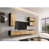Armadio Cama VIGO 90 chiuso 90/35/32 nero/rovere Wotan