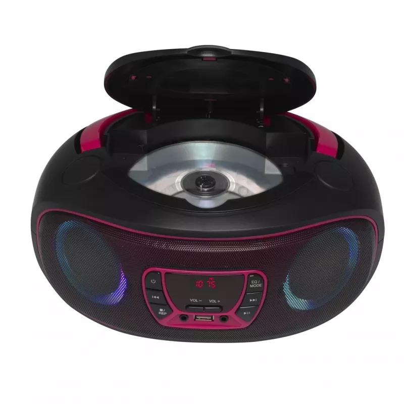 Denver TCL-212BT PINK lettore CD portatile nero, rosa