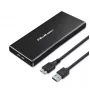 Case per SSD M.2 SATA QOLTEC 51854 USB 3.0 senza attrezzi