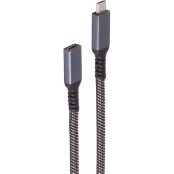 shiverpeaks®-BASIC-S--prolunga USB-C, 3.2, PD, tessuto, 0,5 m (BS14-74003)