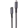 shiverpeaks®-BASIC-S--prolunga USB-C, 3.2, PD, tessuto, 0,5 m (BS14-74003)