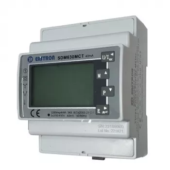 Contatore elettrico Growatt PV Smart Meter TPMCTE100A 100A — per impianti fotovoltaici, misurazione basata su CT