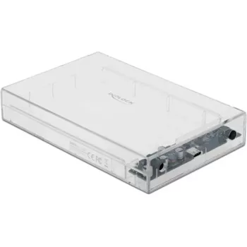Case HDD/SSD DeLOCK 42623 trasparente 2,5/3,5 inch