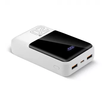 Powerbank everActive EB-20Q 20000 mAh, 2x uscita USB, ricarica rapida 22,5W QC4.0