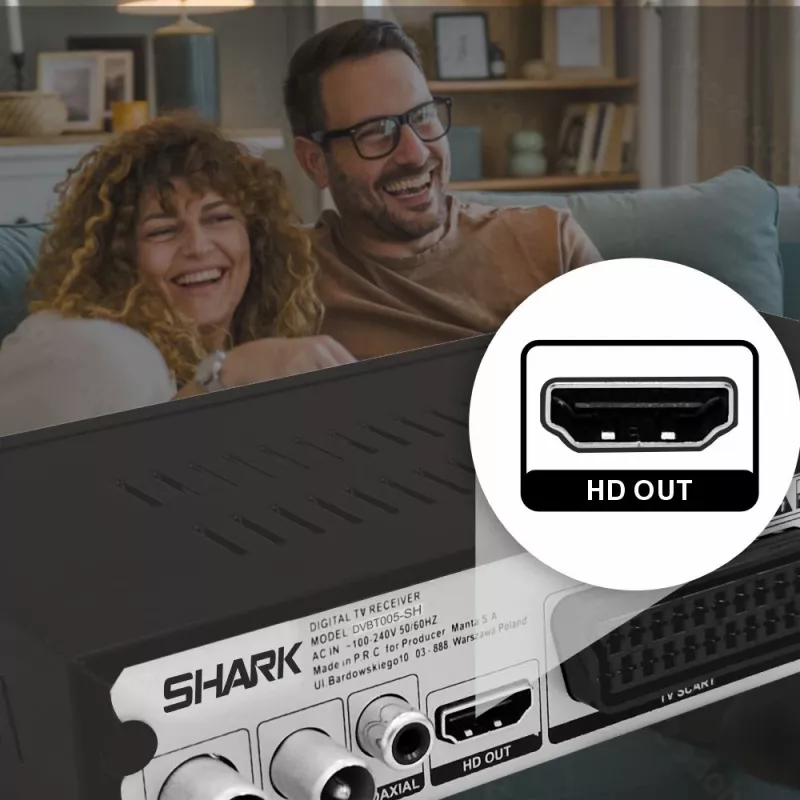 Sintonizzatore TV digitale MANTA DVBT005-SH DVB-T/T2 supporto HEVC