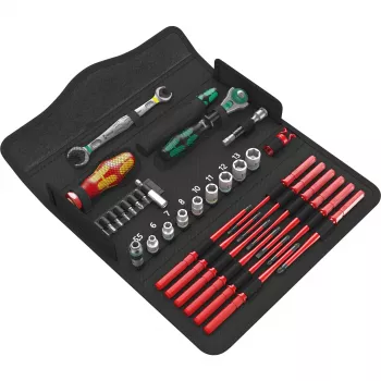 Wera Kraftform Kompakt W 2 set di utensili per manutenzione, 35 pezzi (05135870001)