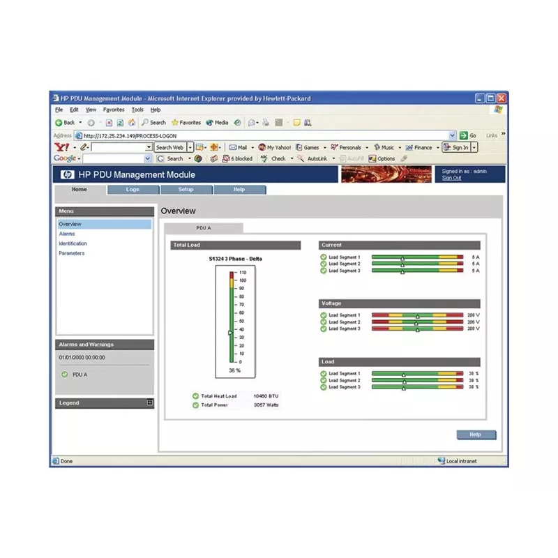 HPE modulo di gestione PDU per PDU monitorate