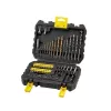Set di utensili manuali STANLEY STA88546 — set universale da 50 pezzi con punte e attrezzi da officina con valigetta, adatto per legno