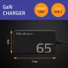 Caricabatterie QOLTEC 65W GaN Super Fast sottile PD 5-20V 3,25A USB-C