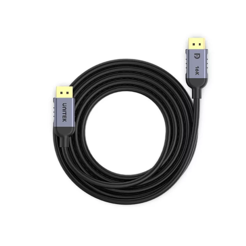UNITEK C1628GY01-5M cavo DisplayPort, nero/grigio