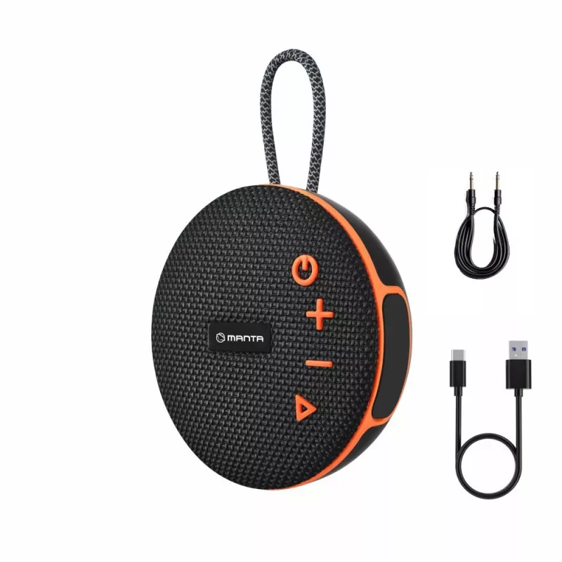 Altoparlante portatile Manta SPK02GO, nero