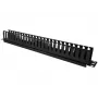 Organizer da parete per cavi Alantec PK008 1U nero metallo/plastica